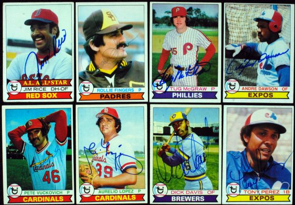 1979 Topps Baseball Signed Complete Set (717)