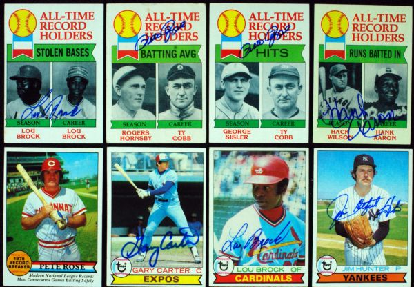 1979 Topps Baseball Signed Complete Set (717)