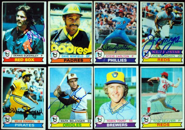 1979 Topps Baseball Signed Complete Set (717)