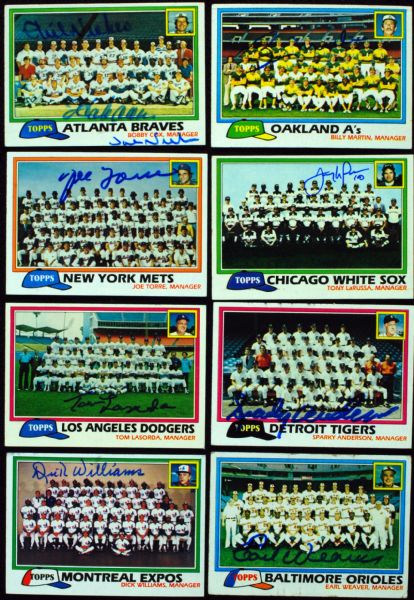 1979 Topps Baseball Signed Complete Set (717)