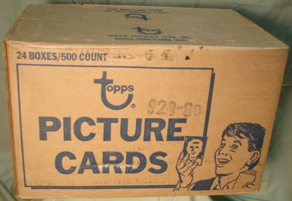 1980 Topps Football Vending Unopened CASE