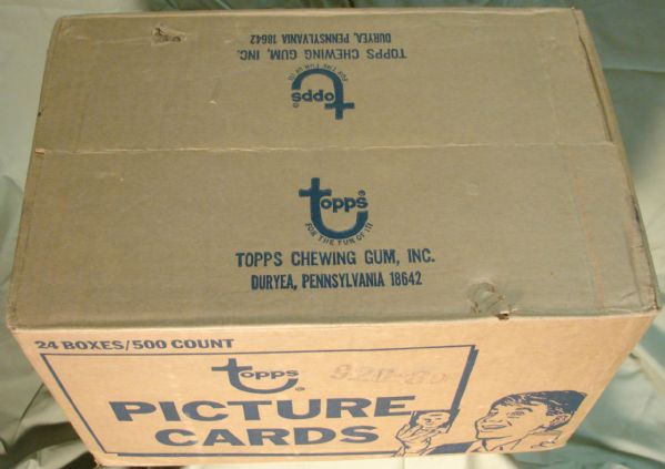 1980 Topps Football Vending Unopened CASE