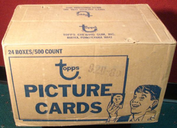 1980 Topps Football Vending Unopened CASE