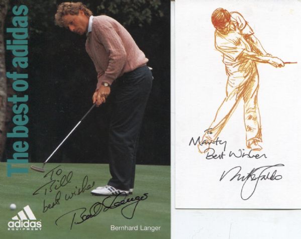 Golf Autographs Group (13) 