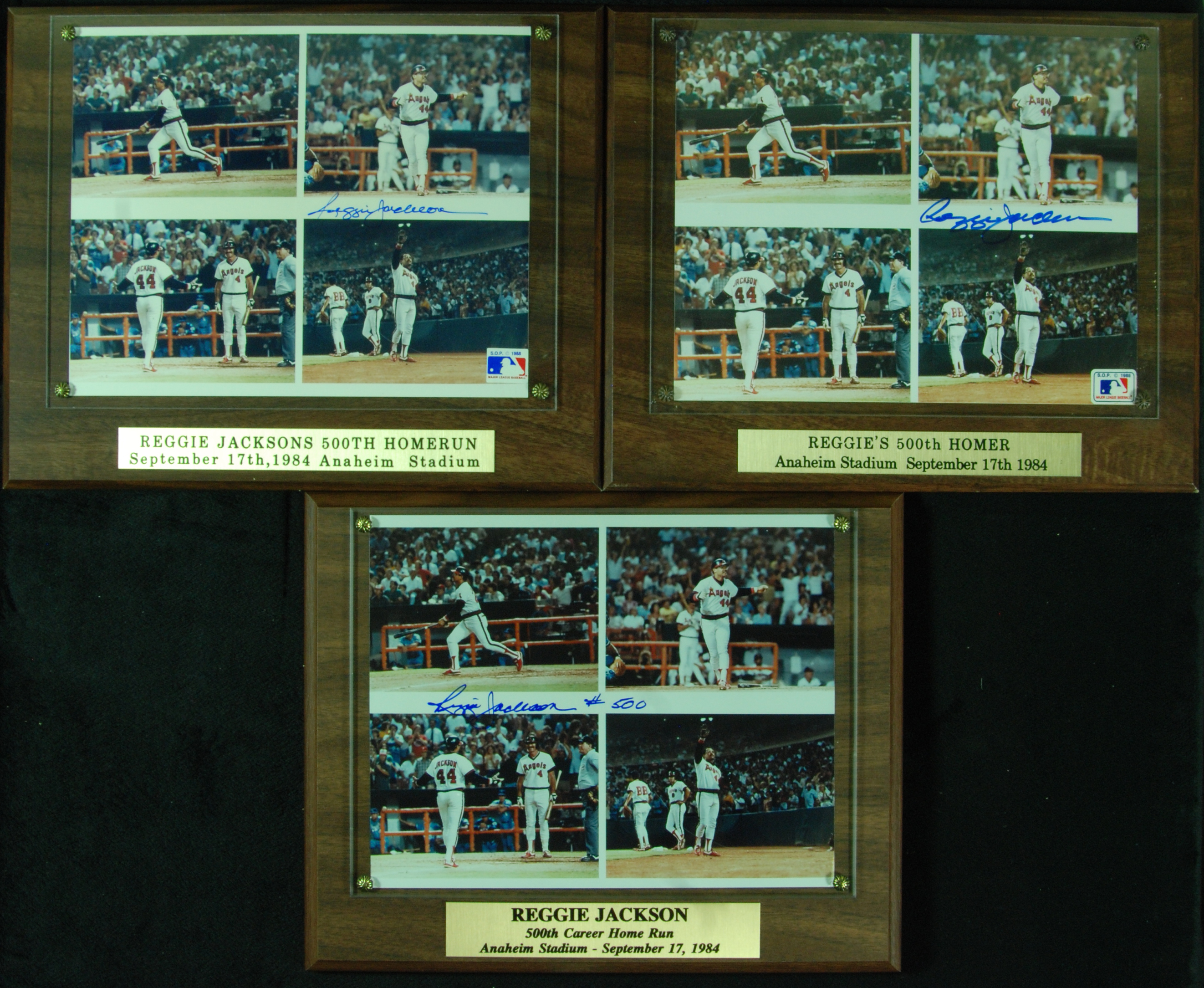 REGGIE JACKSON HOME RUN MILESTONES 500 Home Run Club PHOTO FILE 8x10 1992