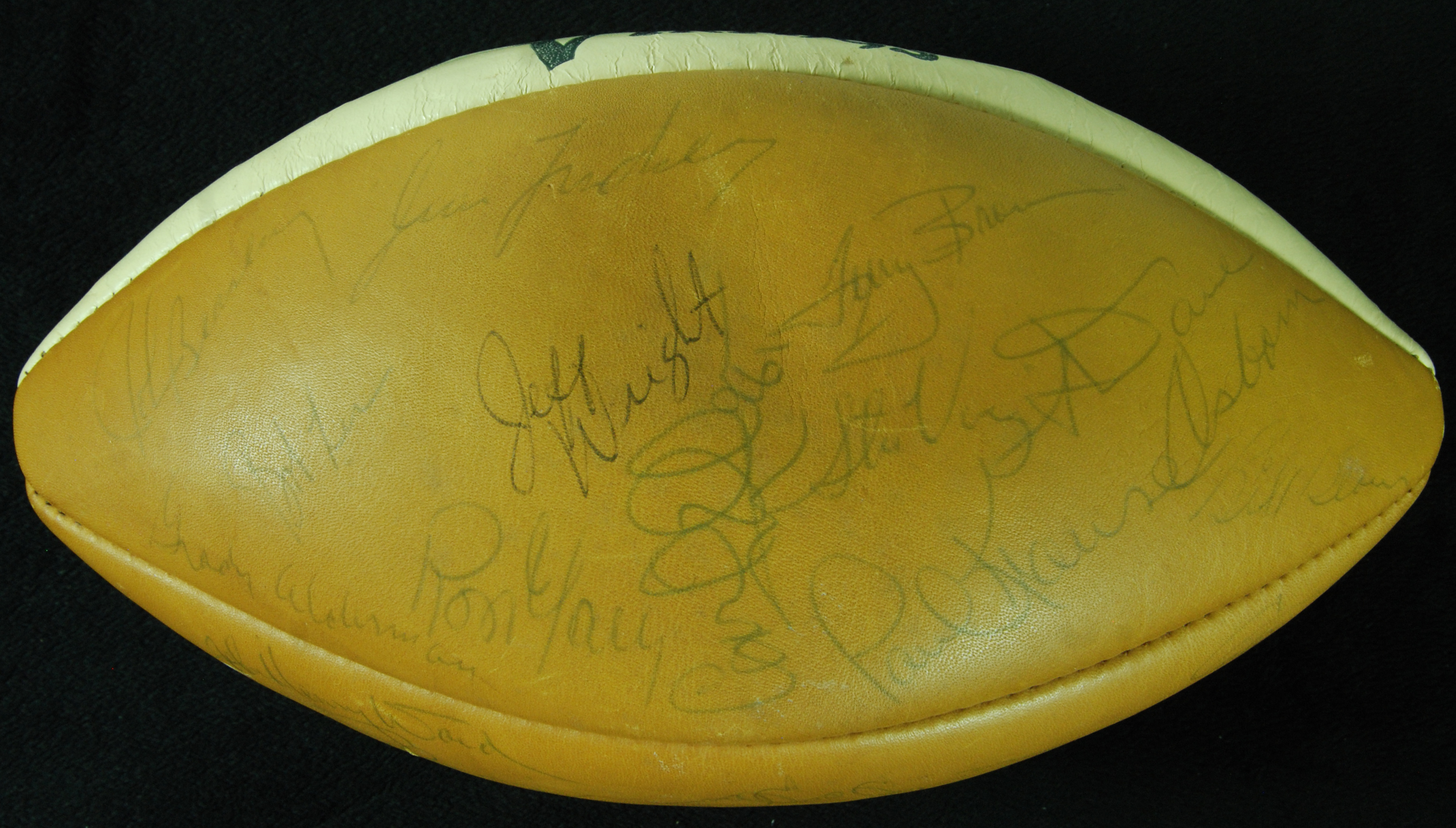 Lot Detail - 1972 Minnesota Vikings Team-Signed Football (38 Signatures)