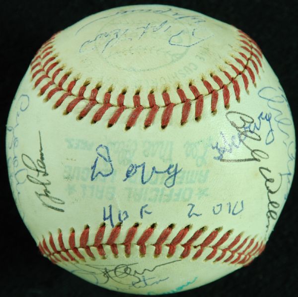 Multi-Signed HOFer OAL Baseball (20 Signatures)