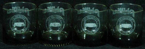 Lefty Grove's 1973 Old Timers Game Glasses Set (4)