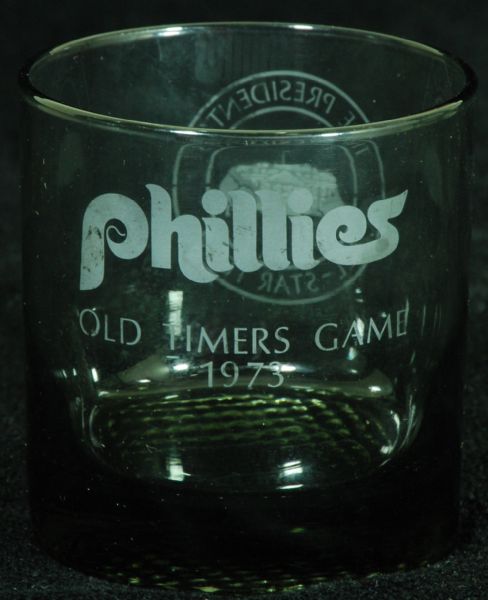 Lefty Grove's 1973 Old Timers Game Glasses Set (4)
