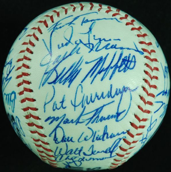 1987 Detroit Tigers Team-Signed Baseball (35)