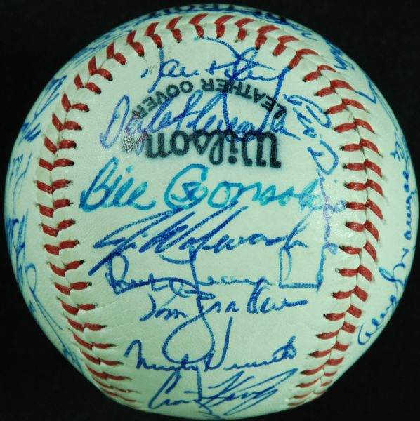 1987 Detroit Tigers Team-Signed Baseball (35)