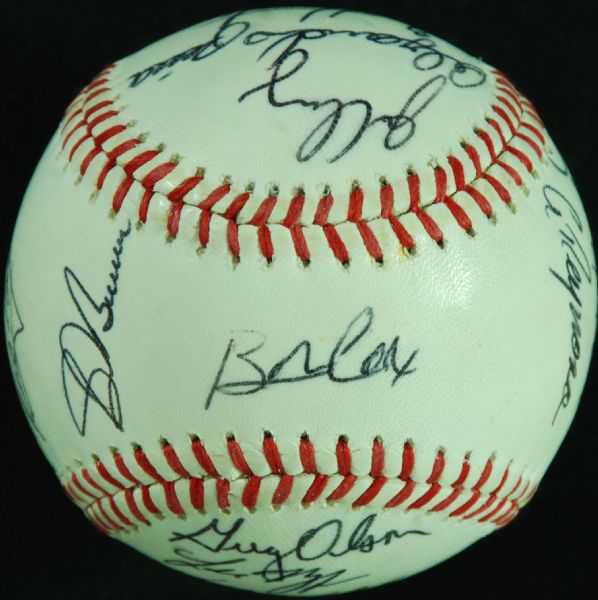 1991 Atlanta Braves Team-Signed ONL Baseball (25)