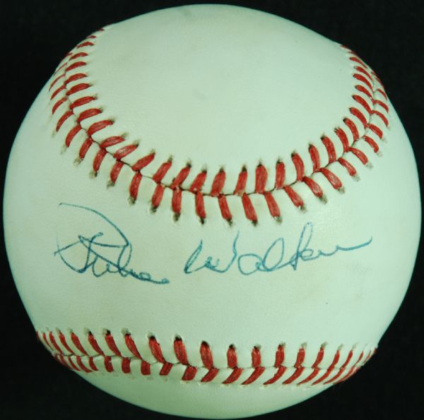 Rube Walker Single-Signed ONL Baseball (PSA/DNA)