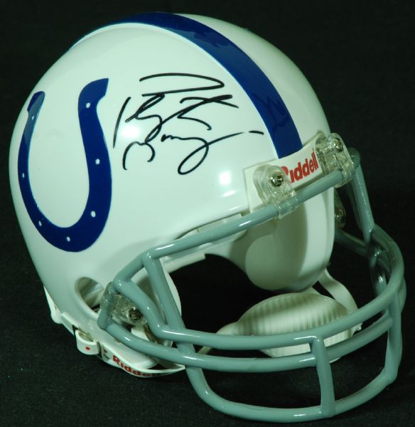 Peyton Manning Signed Colts Mini-Helmet (PSA/DNA)