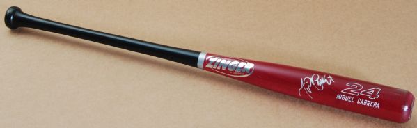 Miguel Cabrera Signed Zinger Personal Model Bat (PSA/DNA)