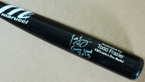 Todd Frazier Signed & Game-Used Bat, Cleats & Batting Gloves (5 pieces)