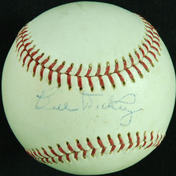 Bill Dickey Single-Signed OAL (Cronin) Baseball (JSA)