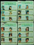 1961 Post Cereal Box Backs With 24 Cards, Including Clemente (4)