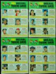 1963 Post Cereal Box Backs With 24 Cards, Including Banks, McCovey, Cepeda (4)