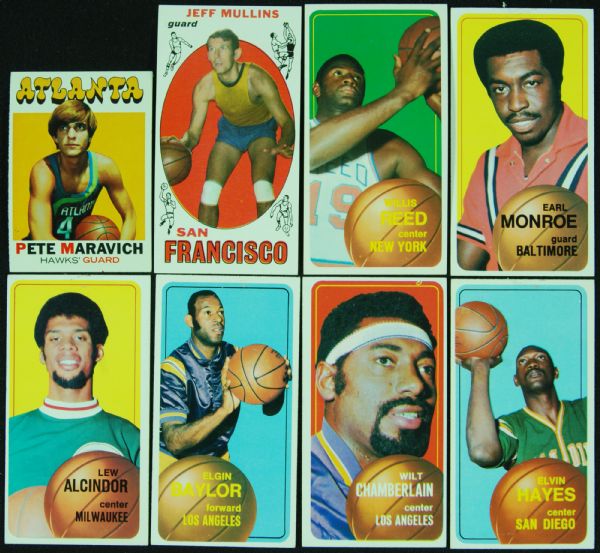 1969-72 Topps Basketball Grouping With Hall of Famers (220)
