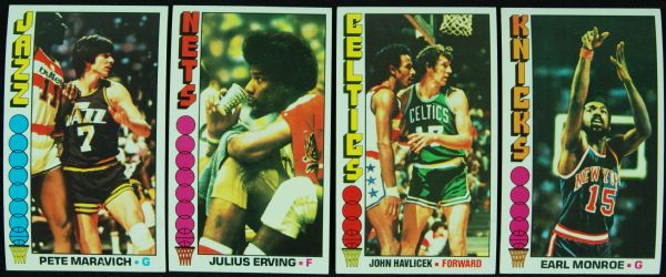 1976-77 Topps Basketball Grouping With Hall of Famers, Stars and Specials (370)
