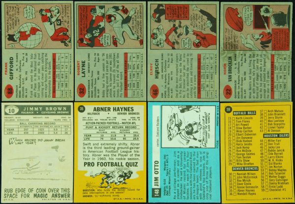 1957-67 Topps Football Groupings With Hall of Famers, Stars and Specials (244)