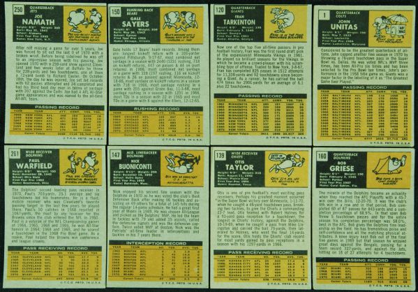 1971 Topps Football Grouping With Hall of Famers, Stars and Specials (350)