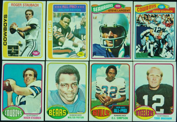 1976-78 Topps Football Enormous Hoard With Hall of Famers, Stars and Specials (6,390)