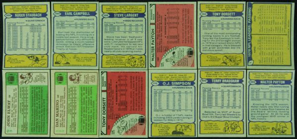 1979-90 Topps Football High-Grade Grouping With Hall of Famers, Stars and Specials (2,266)