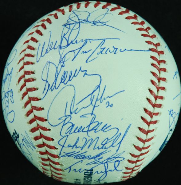 1986 New York Mets World Champions Team-Signed Baseball (31 Signatures)