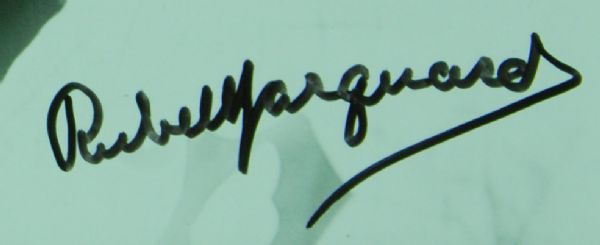 Joe DiMaggio & Rube Marquard Signed 8x10 Photos (2)