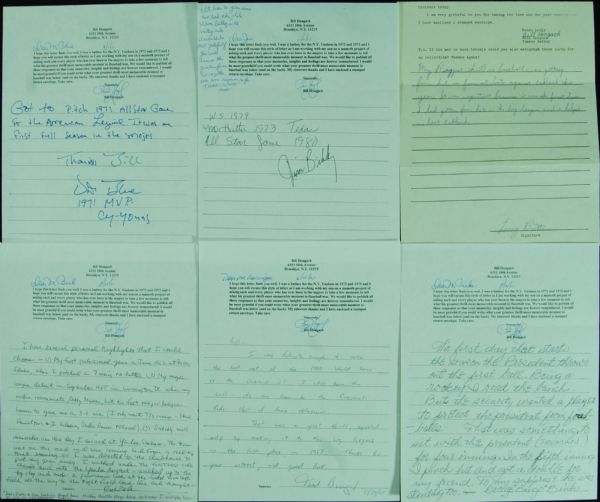 Signed What Is Your Greatest Thrill/Memorable Moment? Handwritten Letters (100)