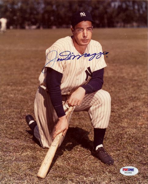 Joe DiMaggio Signed 8x10 Photo (PSA/DNA)