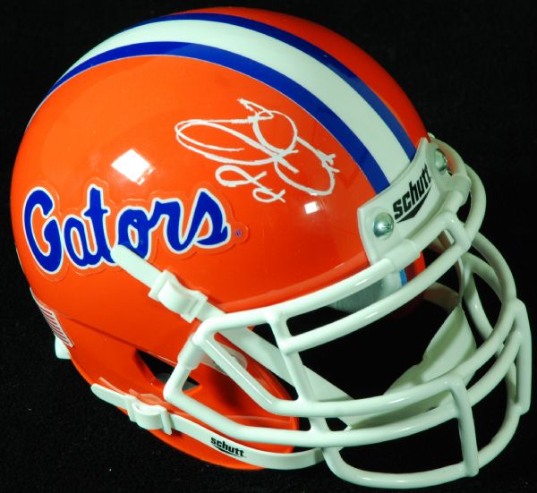 Emmitt Smith Signed Florida Gators Mini-Helmet (JSA)