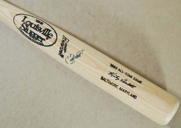 Kirby Puckett Signed 1993 All-Star Game Game-Issued Louisville Slugger Bat 