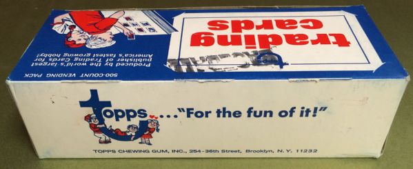1970 Topps Baseball 5th Series Vending Box (500)