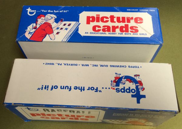 1981 Topps Baseball Vending Boxes Pair (500 each)
