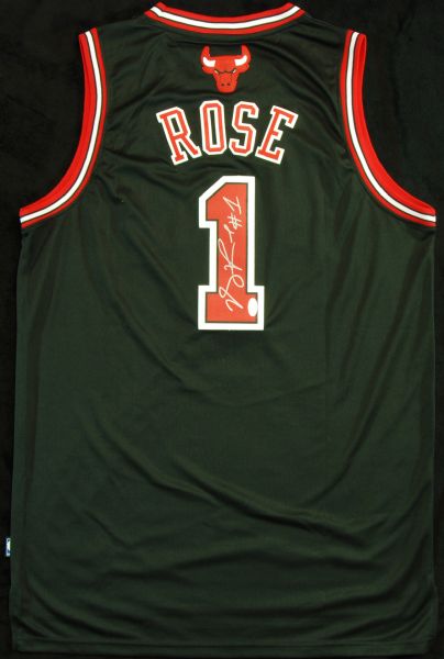 Derrick Rose Signed Bulls Jersey (JSA)