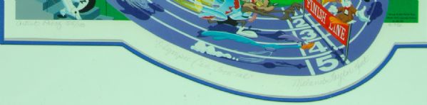 Olympic Cen-toonial 1996 Olympics Warner Bros. Framed Serigraph by Melanie Kent