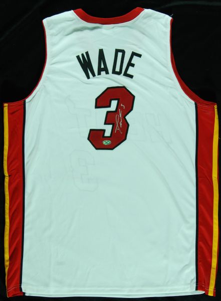 Dwyane Wade Signed Heat Home Jersey