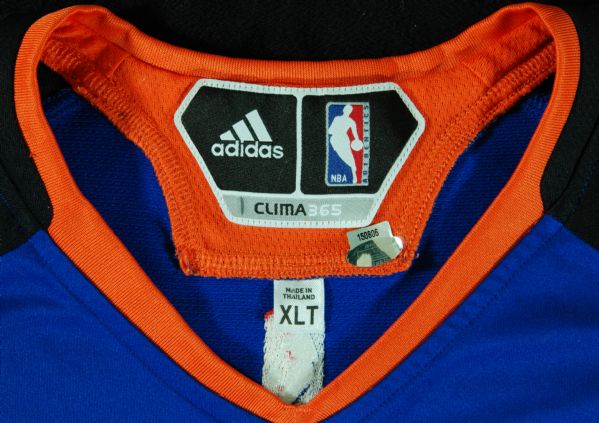 Chris Duhon 2010 Game-Used Knicks Warm-Up Jersey (Steiner)