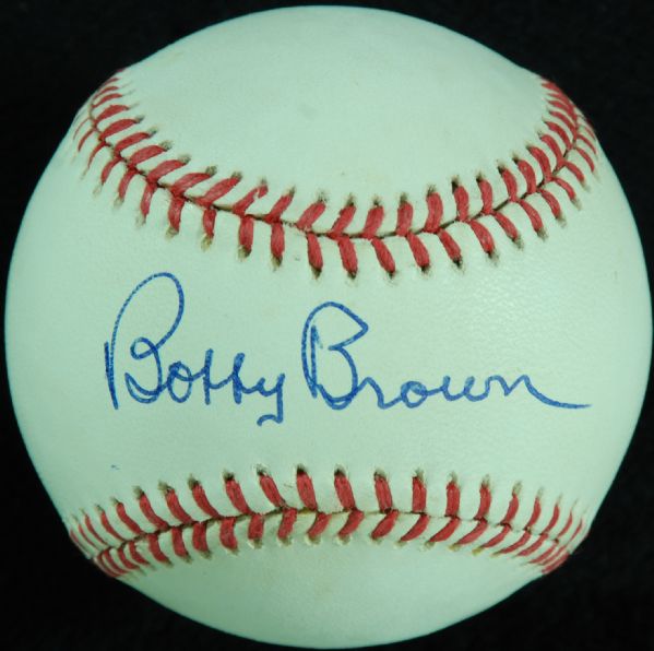 Bobby Brown Single-Signed OAL Baseball (PSA/DNA)