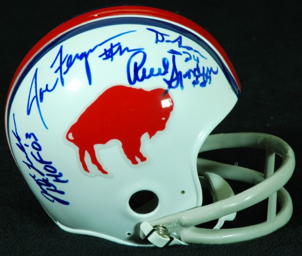 The Electric Company Bills Offensive Line Signed Mini-Helmet (7)