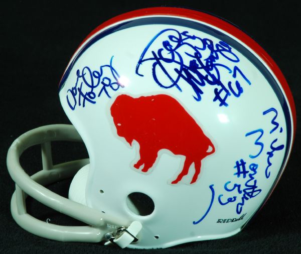 The Electric Company Bills Offensive Line Signed Mini-Helmet (7)