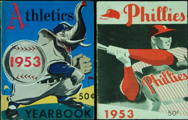 1953 Athletics & Phillies Yearbooks (2)