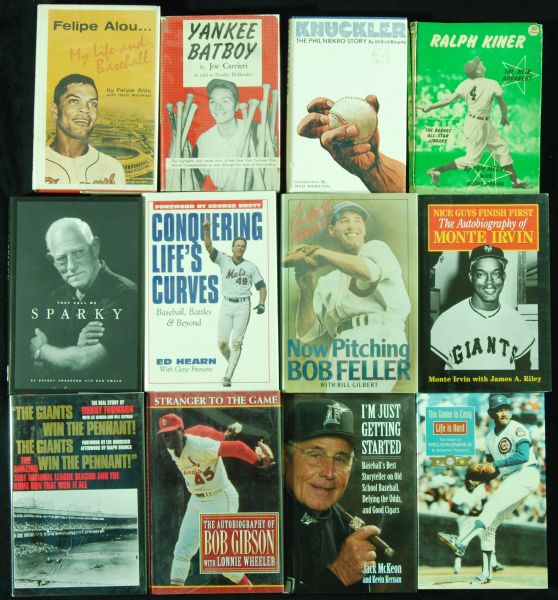Signed Baseball-Related Books (12)
