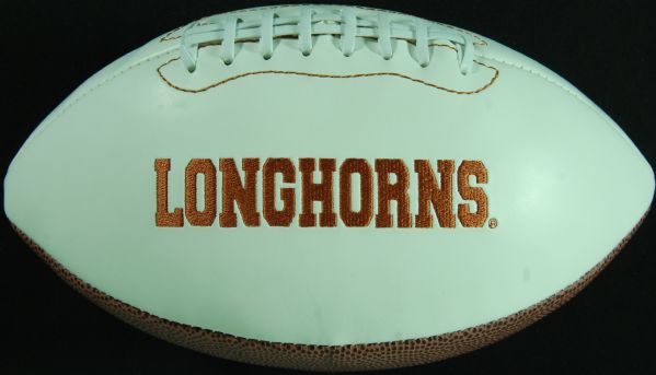 Ricky Williams Signed Texas Longhorns Logo Football HT 98 (PSA/DNA)