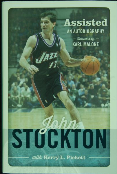 John Stockton Signed Unassisted Book (PSA/DNA)