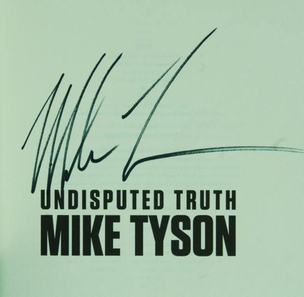 Mike Tyson Signed Undisputed Truth Book (PSA/DNA)