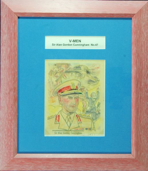 V-Men Sir Alan Gordon Cunningham No. 47 Original Artwork